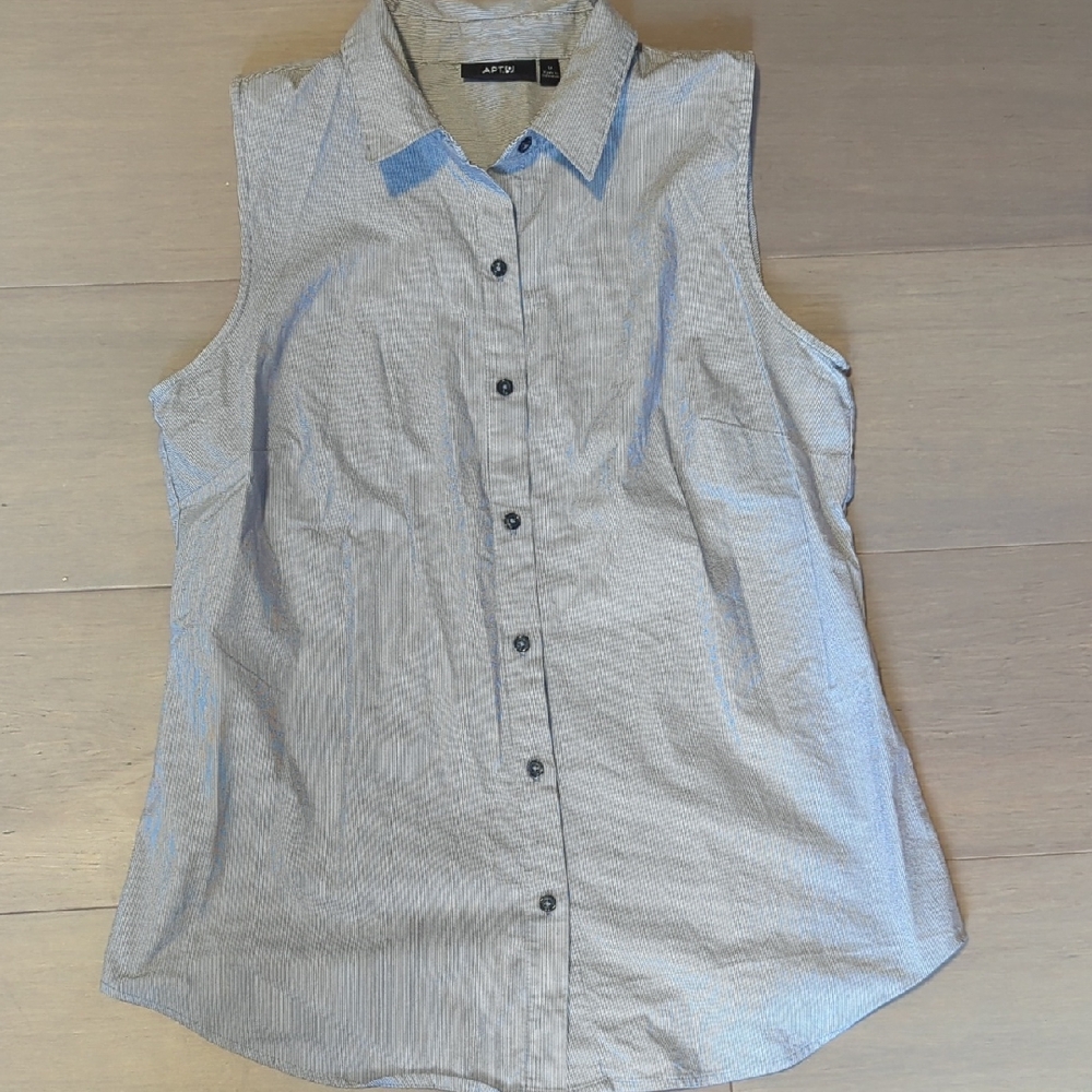 Apt. 9 Sleeveless Button-Down Shirt